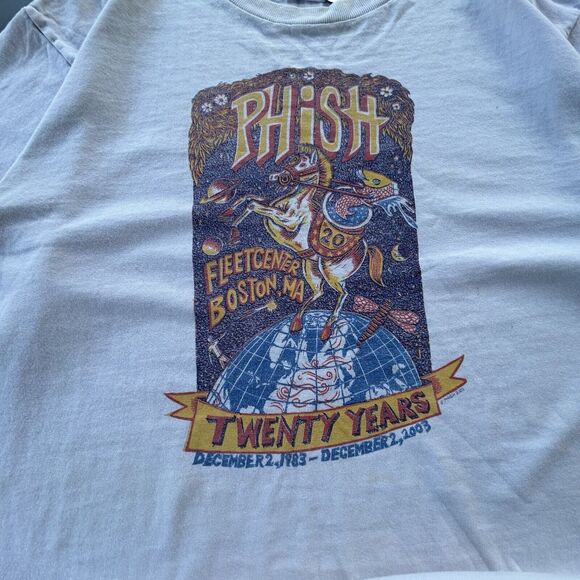 Vintage Phish Shirt Adult Medium Jim Pollock Fleet Center Boston 20 Years 1983 - Picture 2 of 8